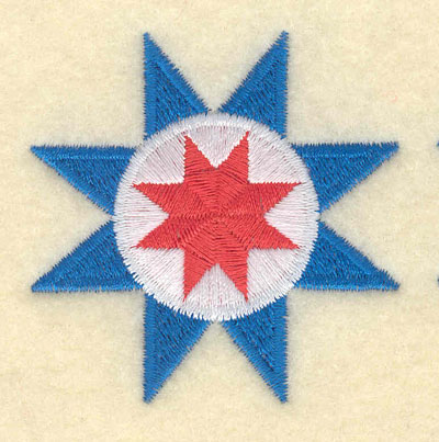 Embroidery Design: Floral Star Motif Large2.19w X 2.18h