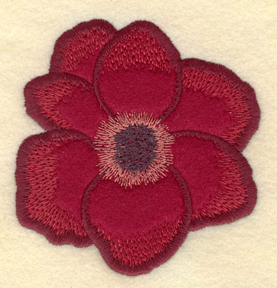 Embroidery Design: Poppy Applique3.61w X 3.76h