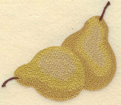 Embroidery Design: Two Pears3.73w X 3.28h