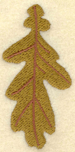 Embroidery Design: Oak Leaf Autumn Green1.67w X 3.39h