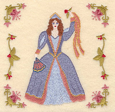 Embroidery Design: I Nine ladies dancing4.97w X 5.00h