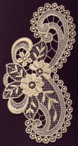 Embroidery Design: Lace 3rd Ed. Vol.6 no.593.67w X 6.86h