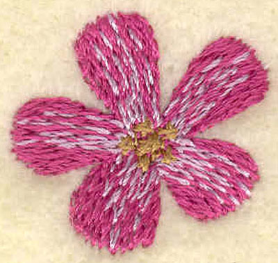 Embroidery Design: Medium Flower1.00w X 0.95h