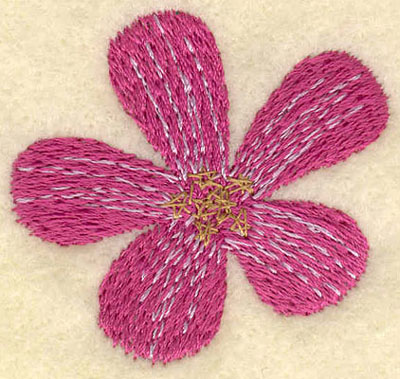 Embroidery Design: Large Flower1.81w X 1.71h