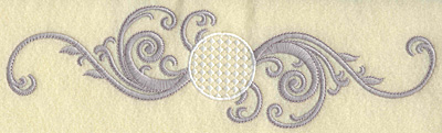 Embroidery Design: Golf ball with swirls large 10.05w X 2.79h