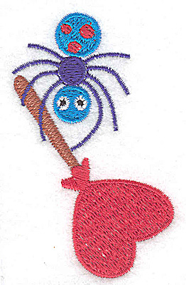Embroidery Design: Spider with lollipop 1.96w X 3.08h