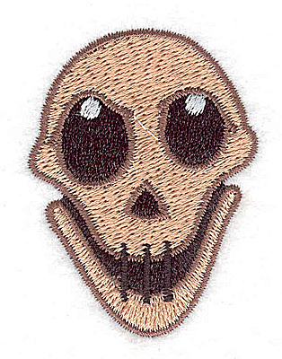 Embroidery Design: Skull 1.66w X 2.24h