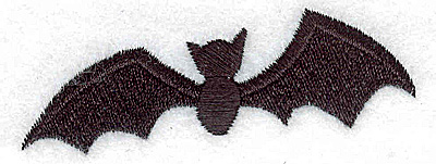 Embroidery Design: Bat 2.94w X 1.13h