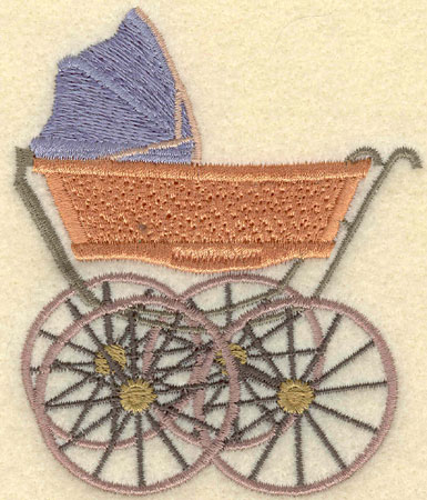 Embroidery Design: Baby Carriage3.15w X 3.78h