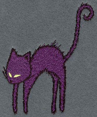 Embroidery Design: Cat Small Single3.02w X 3.86h
