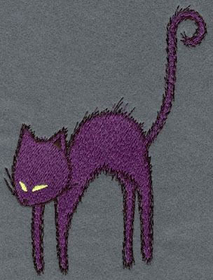 Embroidery Design: Cat Large Single4.53w x 5.79h