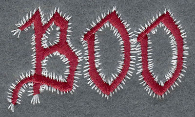 Embroidery Design: Boo2.56w X 1.53h