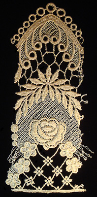 Embroidery Design: Vintage Lace Edition 6 Vol.2 AINL15A  4.23"w X 8.66"h