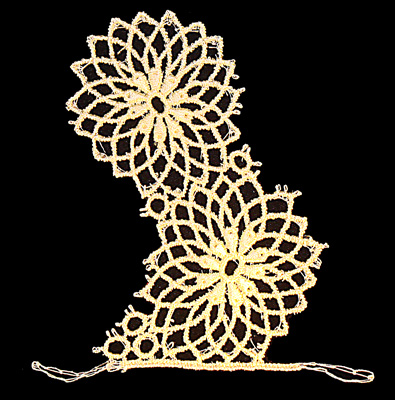 Embroidery Design: Vintage Lace Edition 6 Vol.1 AINL17A  4.43"w X 4.49"h