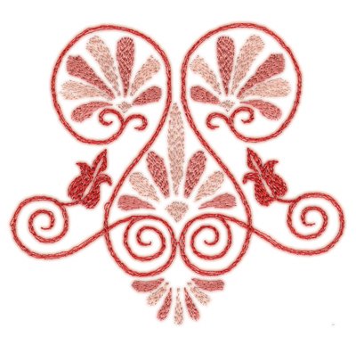 Embroidery Design: Elegant Deco 1 (small)4.24" x 3.97"