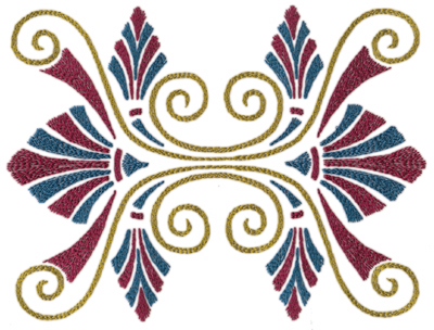Embroidery Design: Roman Tassle 29.64" x 7.09"