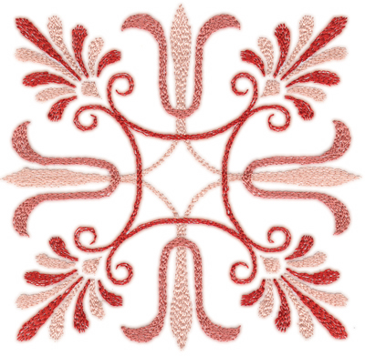 Embroidery Design: Elegant Deco 2 (small)4.54" x 4.46"