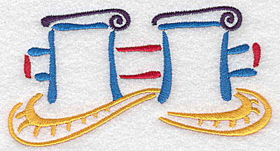 Embroidery Design: Ship's mooring large 4.99w X 2.68h