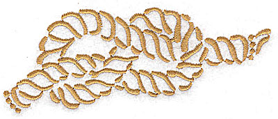 Embroidery Design: Nautical rope knot large 4.95w X 1.96h