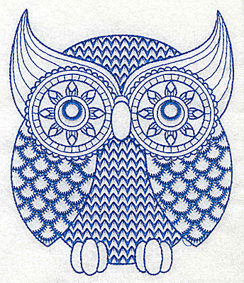 Embroidery Design: Owl B large 4.97w X 5.98h