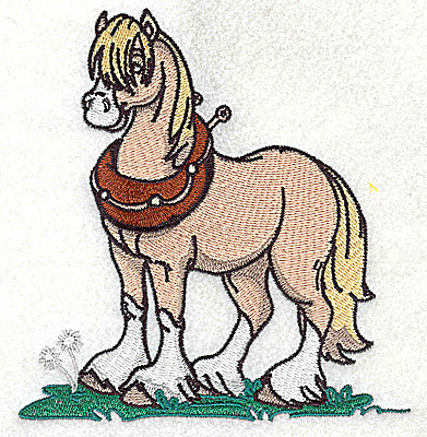 Embroidery Design: Horse large 4.62w X 4.95h