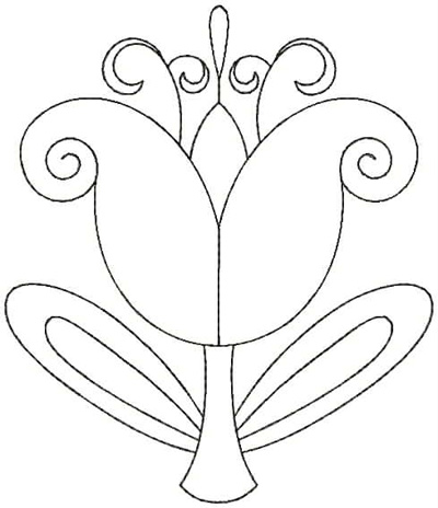 Embroidery Design: QDesign 13A 4.75w X 5.56h