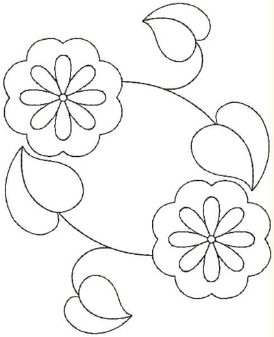 Embroidery Design: QDesign 24A 4.75w X 5.87h