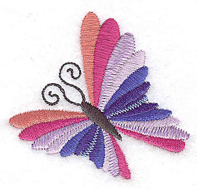 Embroidery Design: Butterfly B 2.55w X 2.39h