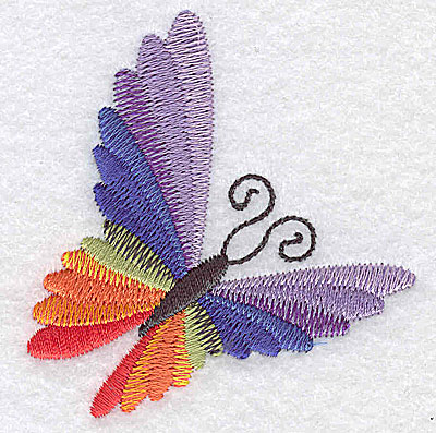 Embroidery Design: Butterfly E 2.70w X 2.84h