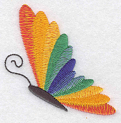Embroidery Design: Butterfly J 2.71w X 2.68h