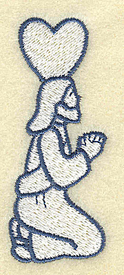 Embroidery Design: Jesus praying 1.28w X 3.13h