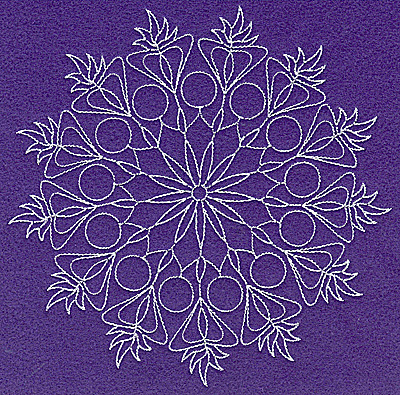 Embroidery Design: Rangoli desigh H large 6.98w X 6.96h