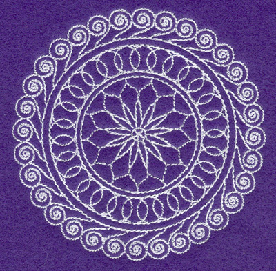 Embroidery Design: Rangoli design M  3.97w X 3.86h