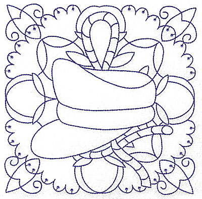 Embroidery Design: Captain's hat large 6.50w X 6.50h