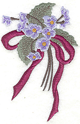 Embroidery Design: Floral Bouquet large 3.23w X 4.94h