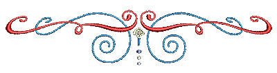 Embroidery Design: Scrollworks swirls 6.89w X 1.42h