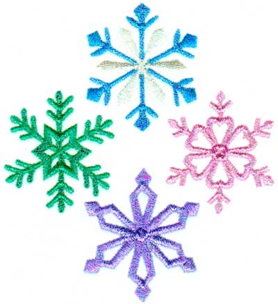 Embroidery Design: Snowflake 74.24" x 3.86"