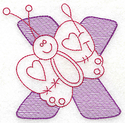 Embroidery Design: X large 4.62w X 4.75h