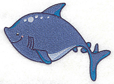 Embroidery Design: Shark large 4.97w X 3.68h