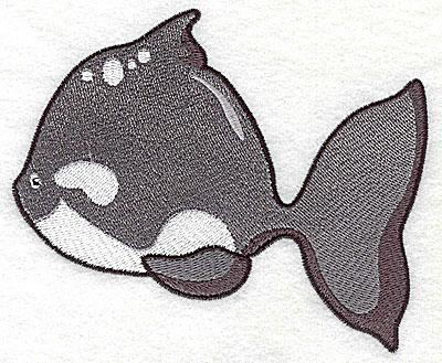 Embroidery Design: Fish B large 4.96w X 4.13h