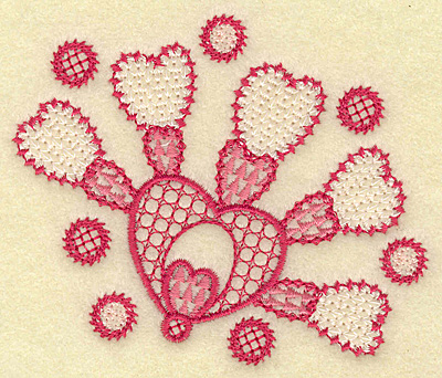 Embroidery Design: Hearts galore3.89w X 3.25h