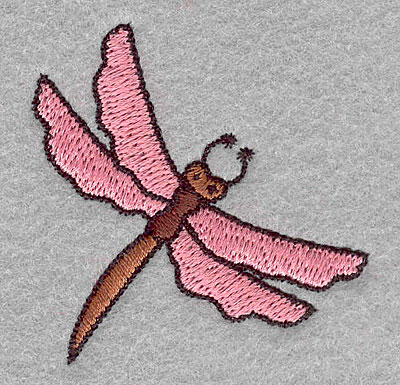 Embroidery Design: Dragonfly small  2.01"h x 1.97"w