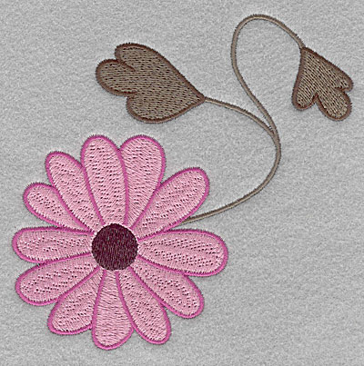 Embroidery Design: Asian flower B large  4.90"h x 5.00"w