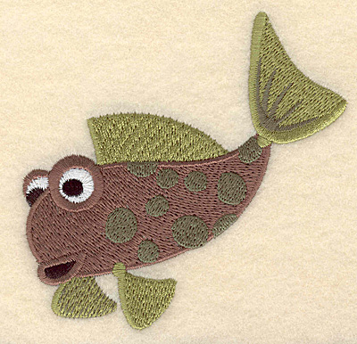 Embroidery Design: Fantasy fish 1 large 3.77"w X 3.90"h