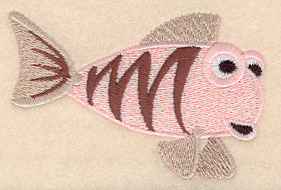 Embroidery Design: Fantasy fish 2 large 3.90"w X 2.47"h