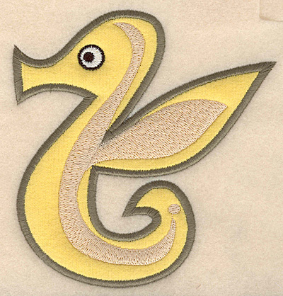 Embroidery Design: Seahorse large applique 4.72"w X 4.97"h