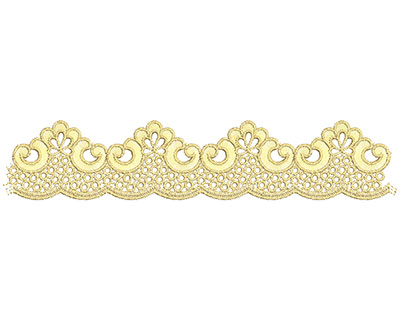 Embroidery Design: Lace from the Vault 1 Design 11 1.81w X 8.95h