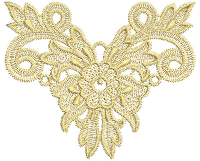 Embroidery Design: Lace from the Vault 3 Design 2 4.67w X 3.84h