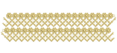 Embroidery Design: Lace from the Vault 4 Design 9 2.63w X 10.33h