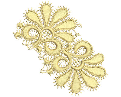 Embroidery Design: Lace from the Vault 4 Design 10 3.41w X 3.41h
